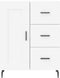 vidaXL - Dressoir - 69,5x34x90 - cm - bewerkt - hout - wit