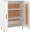 vidaXL - Dressoir - 69,5x34x90 - cm - bewerkt - hout - wit