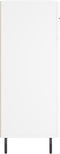vidaXL - Dressoir - 69,5x34x90 - cm - bewerkt - hout - wit