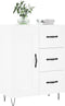 vidaXL - Dressoir - 69,5x34x90 - cm - bewerkt - hout - wit