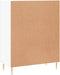 vidaXL - Dressoir - 69,5x34x90 - cm - bewerkt - hout - wit