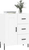 vidaXL - Dressoir - 69,5x34x90 - cm - bewerkt - hout - wit