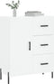 vidaXL - Dressoir - 69,5x34x90 - cm - bewerkt - hout - wit