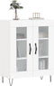 vidaXL - Dressoir - 69,5x34x90 - cm - bewerkt - hout - wit