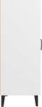 vidaXL - Dressoir - 69,5x34x90 - cm - bewerkt - hout - wit