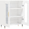 vidaXL - Dressoir - 69,5x34x90 - cm - bewerkt - hout - wit