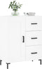 vidaXL - Dressoir - 69,5x34x90 - cm - bewerkt - hout - wit