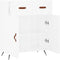 vidaXL - Dressoir - 69,5x34x90 - cm - bewerkt - hout - wit