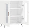 vidaXL - Dressoir - 69,5x34x90 - cm - bewerkt - hout - wit