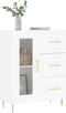 vidaXL - Dressoir - 69,5x34x90 - cm - bewerkt - hout - wit