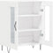 vidaXL - Dressoir - 69,5x34x90 - cm - bewerkt - hout - wit