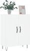vidaXL - Dressoir - 69,5x34x90 - cm - bewerkt - hout - wit
