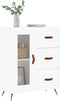 vidaXL - Dressoir - 69,5x34x90 - cm - bewerkt - hout - wit