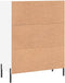 vidaXL - Dressoir - 69,5x34x90 - cm - bewerkt - hout - wit