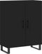 vidaXL - Dressoir - 69,5x34x90 - cm - bewerkt - hout - zwart