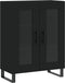 vidaXL - Dressoir - 69,5x34x90 - cm - bewerkt - hout - zwart