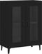 vidaXL - Dressoir - 69,5x34x90 - cm - bewerkt - hout - zwart