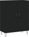 vidaXL - Dressoir - 69,5x34x90 - cm - bewerkt - hout - zwart