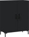 vidaXL - Dressoir - 69,5x34x90 - cm - bewerkt - hout - zwart