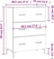vidaXL - Dressoir - 69,5x34x90 - cm - bewerkt - hout - zwart