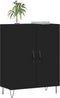 vidaXL - Dressoir - 69,5x34x90 - cm - bewerkt - hout - zwart