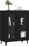 vidaXL - Dressoir - 69,5x34x90 - cm - bewerkt - hout - zwart