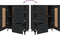 vidaXL - Dressoir - 69,5x34x90 - cm - bewerkt - hout - zwart