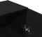 vidaXL - Dressoir - 69,5x34x90 - cm - spaanplaat - zwart - eikenkleurig