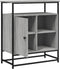 vidaXL - Dressoir - 69x35x80 - cm - bewerkt - hout - grijs - sonoma - eikenkleurig
