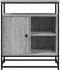 vidaXL - Dressoir - 69x35x80 - cm - bewerkt - hout - grijs - sonoma - eikenkleurig