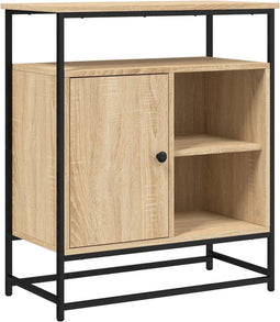 vidaXL - Dressoir - 69x35x80 - cm - bewerkt - hout - sonoma - eikenkleurig