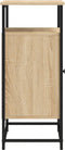 vidaXL - Dressoir - 69x35x80 - cm - bewerkt - hout - sonoma - eikenkleurig