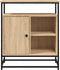 vidaXL - Dressoir - 69x35x80 - cm - bewerkt - hout - sonoma - eikenkleurig