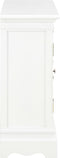 vidaXL - Dressoir - 70x28x70 - cm - massief - grenenhout - wit
