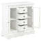 vidaXL - Dressoir - 70x28x70 - cm - massief - grenenhout - wit