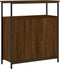 vidaXL - Dressoir - 70x30x80 - cm - bewerkt - hout - bruin - eikenkleur