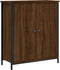 vidaXL - Dressoir - 70x30x80 - cm - bewerkt - hout - bruin - eikenkleur