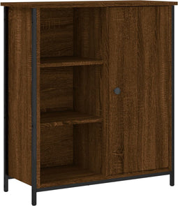 vidaXL - Dressoir - 70x30x80 - cm - bewerkt - hout - bruin - eikenkleur