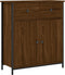 vidaXL - Dressoir - 70x30x80 - cm - bewerkt - hout - bruin - eikenkleur