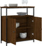 vidaXL - Dressoir - 70x30x80 - cm - bewerkt - hout - bruin - eikenkleur