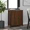 vidaXL - Dressoir - 70x30x80 - cm - bewerkt - hout - bruin - eikenkleur