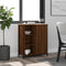 vidaXL - Dressoir - 70x30x80 - cm - bewerkt - hout - bruin - eikenkleur