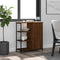 vidaXL - Dressoir - 70x30x80 - cm - bewerkt - hout - bruin - eikenkleur