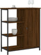 vidaXL - Dressoir - 70x30x80 - cm - bewerkt - hout - bruin - eikenkleur