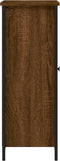 vidaXL - Dressoir - 70x30x80 - cm - bewerkt - hout - bruin - eikenkleur