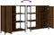 vidaXL - Dressoir - 70x30x80 - cm - bewerkt - hout - bruin - eikenkleur
