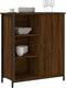 vidaXL - Dressoir - 70x30x80 - cm - bewerkt - hout - bruin - eikenkleur