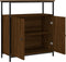 vidaXL - Dressoir - 70x30x80 - cm - bewerkt - hout - bruin - eikenkleur