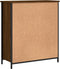 vidaXL - Dressoir - 70x30x80 - cm - bewerkt - hout - bruin - eikenkleur