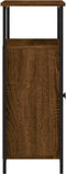 vidaXL - Dressoir - 70x30x80 - cm - bewerkt - hout - bruin - eikenkleur